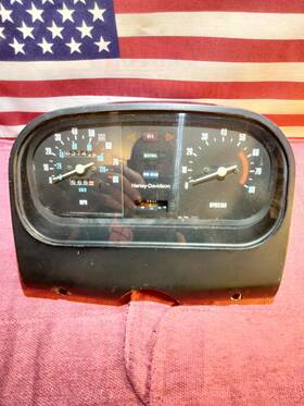 Nippon Seiki 67232-80 Oem Harley-davidson Flt Tour Glide Speedometer Tachometer Dash Panel