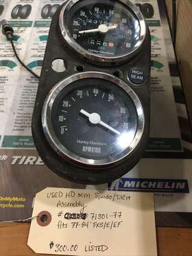 71301-77 Oem Harley Davidson Speedo/tach Assembly #71301-77