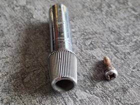 Oem 92077-1117 95-05 Kawasaki Vn800 Vulcan Classic. Used Speedometer Knob Trip