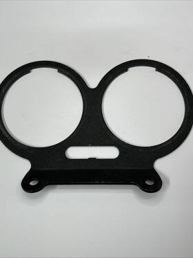 67110-92 Oem Harley-davidson Used Genuine Speedometer Bracket Xl Fxr Fxd Black Wrinkle