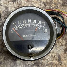 Rac 62801780 1960 S Tachometer 8k Vtg 8 000 Rpm Column Mount