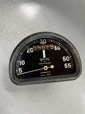 S411 Smiths 1600 Chronometric D Shape Working Speedometer Bsa Triumph Matchless