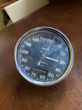 Smiths S480/3/l Original 1950s Ajs 16ms 18s 20 Douglas Speedometer