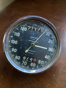 Smiths S491/3/l Original 1950s Ajs G80 120mph Speedometer