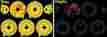 Srp-1056 Street Racer Parts Suzuki Hayabusa Yellow Face Glow Gauges Universal Mph Kmh Busa Gixxer Custom