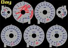 Srp-1058 Glow Mph Suzuki Kmh Face Grey Busa Gixxer Hayabusa Gauges Universal Custom