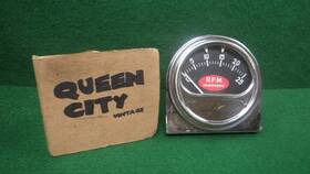 Sun Rc-25 Vintage 2500rpm Tachometer 1950s Tach With Bracket
