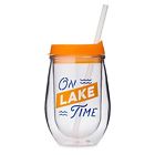 Synchkg115360 Sassycups On Lake Time Oz Acrylic Wine Glass 696537938482