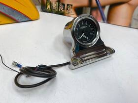 20451 Vdo Harley Sportster Dyna Billet Mini Gauge Mount Tachometer D&s Tach