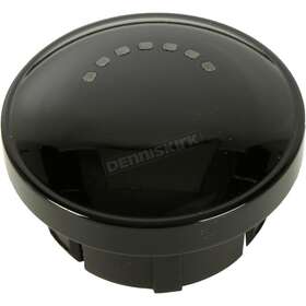 78353b Wyatt Gatling Black Led Fuel Gauge -