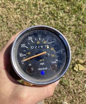 2f7-83510-60-00 Yamaha Oem Speedometer Speedo Lb50 Lb80 Chappy 1976-79