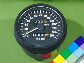 371-83570-43 Yamaha 1974 Tx650 1975 Xs650 Speedometer Works Speedo Gauge 74 75 Housing Bucket