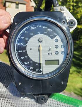 5s7-83500-00-00 Yamaha 2009-2011 Vstar 950 Oem Speedometer 20 908 Miles Part#