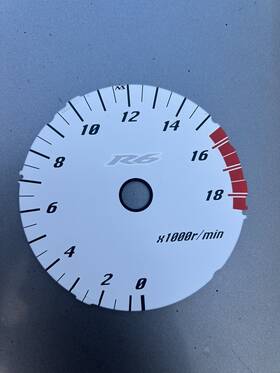 Ya-0957-001 Yamaha Yzf-r6 R6s 2003-2008 Speedometer Glass Dial
