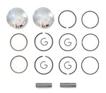 X2 Standard Piston Kit Rings Pins Honda CB350K CL350 SL350 Twins 1968-1973. Fixed Price $94.95.
