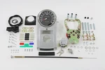 Harley Chrome Cast Dash Panel Kit With 1:1 Ratio Speedometer Fits 1968-1984 Flh,. Fixed Price $254.90.