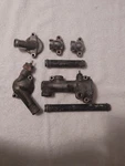 1978 Honda Goldwing GL1000 Coolant/thermostat Housing And Pipes. Fixed Price $30.00.