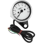 Bikers Choice Chrome Mini Tachometer W/white Face - 76071. Fixed Price $105.99.