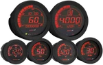 Koso North America HD-02 6-PIECE Black Gauge Kit By. Fixed Price $1469.84.