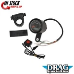 Drag Specialties Matte Black Programmable Mini Electronic Speedometer 2210-0259. Fixed Price $224.67.
