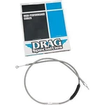 Drag 60" Stainless Steel Braided High Efficiency Clutch Cable 68-86 Harley Fx Fl. Fixed Price $111.25.