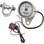 Drag Specialties 2210-0175 Chrome White Programmable Mini Electronic Speedometer. Fixed Price $222.55.