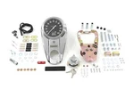 Harley Chrome Light Dash Cover Kit 2240:60 Fits 1985-1995 Fxst, 1983-1984 Fx,. Fixed Price $164.70.