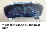 J13 7111-0550 Hyundai Lantra Model 1992 Instrument Cluster Assembly Lhd. Fixed Price $100.00.