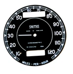Smiths Original 120MPH Trip Chronometric Speedometer Dial (SC3303/52). Fixed Price $20.33.