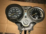 73-76 Kawasaki H1 Kh Instruments Speedometer Tachometer, 25005-109. Fixed Price $149.00.