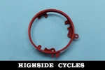 1338 10 Harley-davidson Softail Red Gauge Clamp Back Mount Bracket. Fixed Price $7.95.