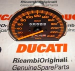 1992 Ducati 907IE Paso 240KM/H Speedometer 40140041A Fit Into Dashboard. Fixed Price $99.00.