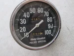 Harley-davidson 100MPH Police Speedometer Panhead Shovelhead Flh Oem. Fixed Price $325.00.