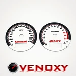 Kawasaki ZX-9R Ninja 900 2000-2003 Mph Aftermarket White Gauge Faces. Fixed Price $44.99.