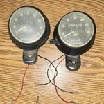 Vtg Harley Davidson Nippon Seiki Japan Tach Speedometer Set 140 Mph 96676. Fixed Price $40.00.