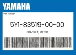 Yamaha Genuine Bracket, Meter 5Y1-83519-00-00. Fixed Price $52.81.