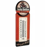 New Harley-davidson Motorcycles Collectible Tin Outdoor Thermometer HDL-10098. Fixed Price $28.95.