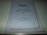 1959 Triumph Range T20SL Replacement Parts Catalogue NO.7. Fixed Price $29.95.