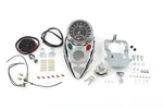 Harley Chrome Cateye Dash Panel Kit With 1:1 Ratio Speedometer Fits 1968-1984 Fl. Fixed Price $320.16.