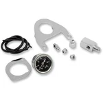 Drag Specialties 2212-0427 Chrome Oil Pressure Gauge Kit For 99-16 Road King. Fixed Price $105.01.