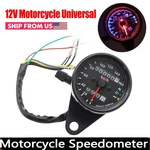 Motorcycle Dual Odometer Speedometer Gauge Back Light Signal Universal. Fixed Price $18.99.