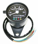 Custom Mini 2.25" Speedometer (mph) 60MPH=2240RPM Led Black Body Face. Fixed Price $86.68.