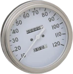 Drag Specialties FL36-40 Style 2240 60 Speedometer White Face Harley. Fixed Price $115.31.