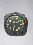 Vintage Kollsman Aircraft Dual Tachometer Type 740 CK-6-02. Fixed Price $75.00.