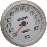 Drag Specialties DS-243893 White 5" Fl-style 2:1 Speedometer. Fixed Price $97.80.