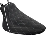 Le Pera Black White Diamond Stitch Bare Bones Solo Seat Softail Deluxe 08-17. Fixed Price $385.23.