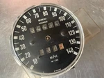 Bmw Airhead R75 R90 R100 White Faced Speedometer Motometer W=1.144 - For Parts. Fixed Price $40.00.