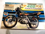 Union Kawasaki 400FX Turbocharger Plastic Model Kit M-6:700 1/15 Scale Nib. Fixed Price $54.99.