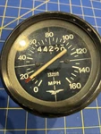 Guzzi Veglia Borletti Speedometer 160 Mph Rare Gage Motorcycle Vgc. Fixed Price $69.99.