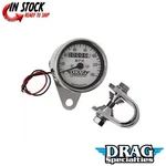 Drag Specialties DS-244135 White 2.4" Mini 2:1 Mechanical Speedometer. Fixed Price $81.32.